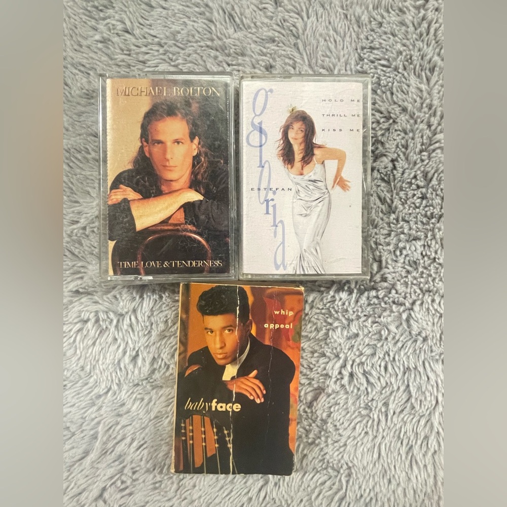 Gloria Estefan Micheal Bolton baby face Cassettes